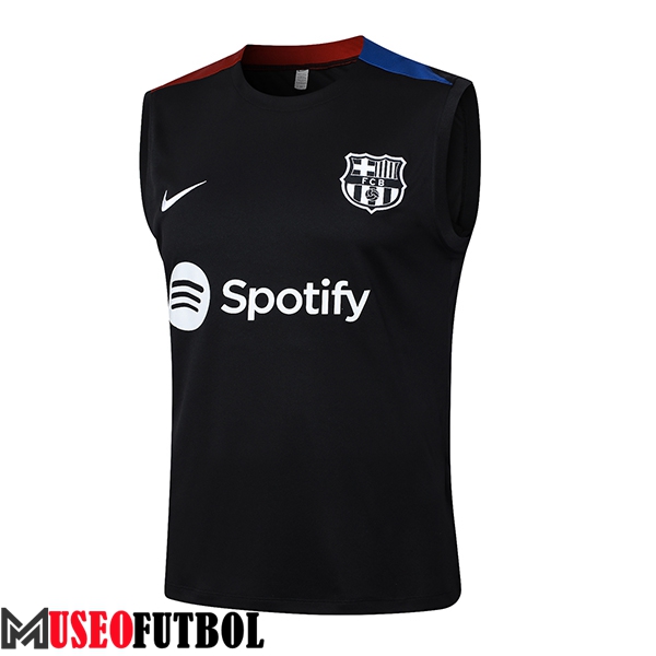 Chalecos De Futbol FC Barcelona Negro/Rojo/Azul 2024/2025