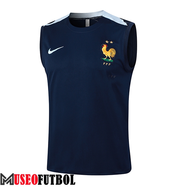 Chalecos De Futbol Francia Azul Oscuro 2024/2025