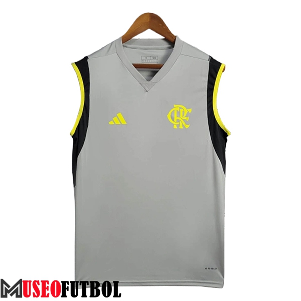 Chalecos De Futbol Flamengo Gris/Negro/Amarillo 2024/2025