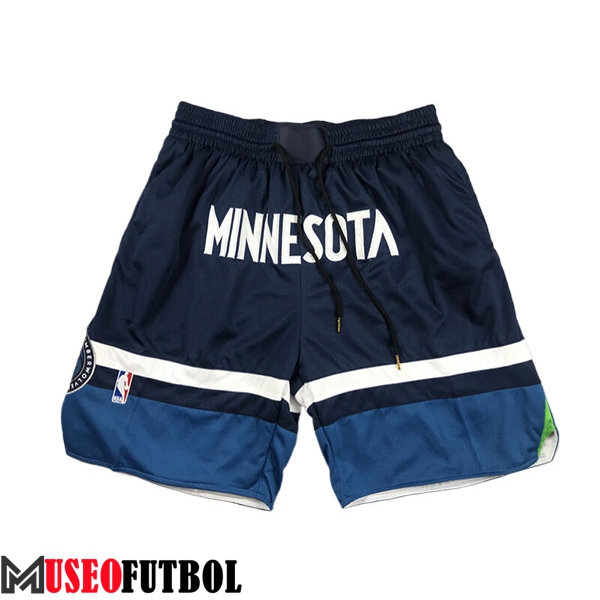 Cortos NBA Minnesota Timberwolves 2024/25 Azul -03