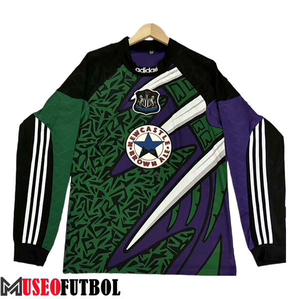 Camisetas De Futbol Newcastle United Retro Manga Largas Violeta 1995/1996