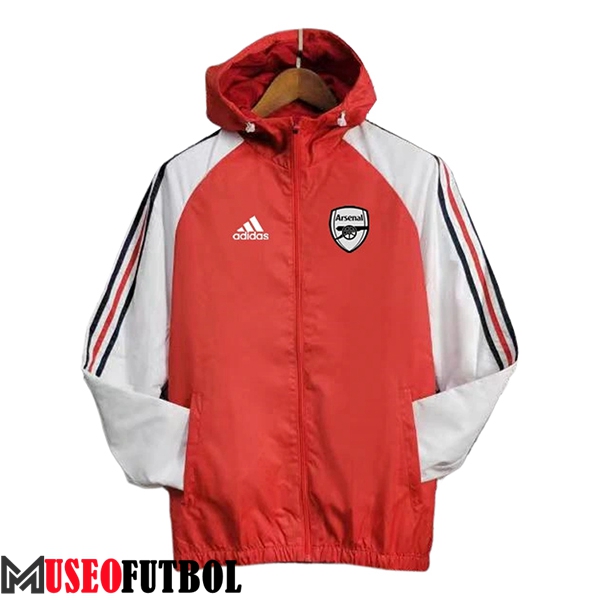 Rompevientos Arsenal Rojo/Blanco 2024/2025