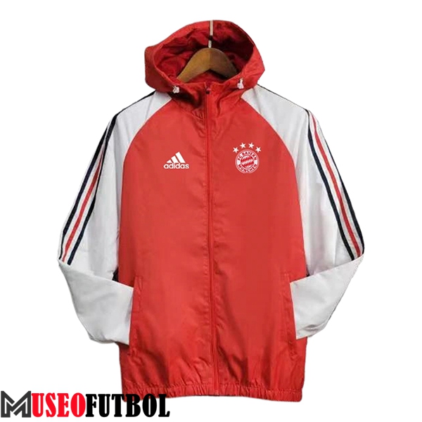 Rompevientos Bayern Munich Rojo/Blanco 2024/2025