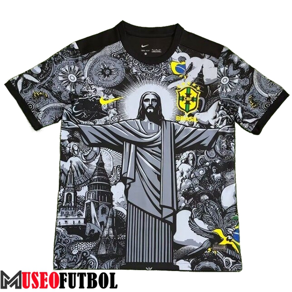 Camiseta Equipo Nacional Brasil Special Edition Jesus Negro 2024/2025