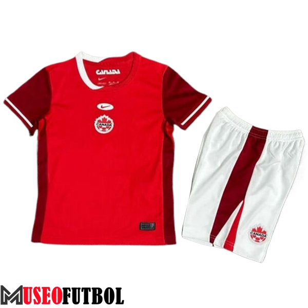 Camisetas De Futbol Canada Ninos Primera UEFA Euro 2024