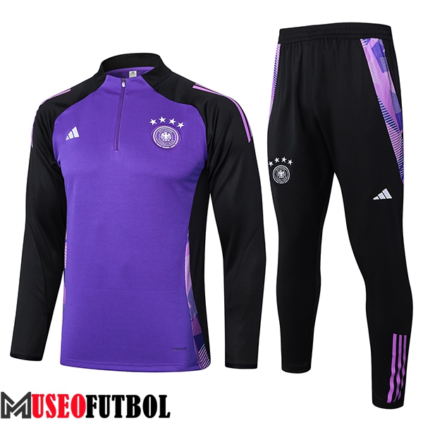 Chandal Equipos De Futbol Alemania Violeta/Negro 2024/2025 -02