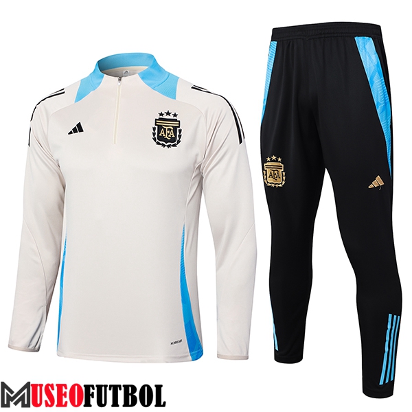 Chandal Equipos De Futbol Argentina Beige/Azul 2024/2025