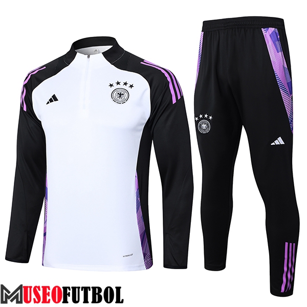 Chandal Equipos De Futbol Alemania Blanco/Violeta/Negro 2024/2025