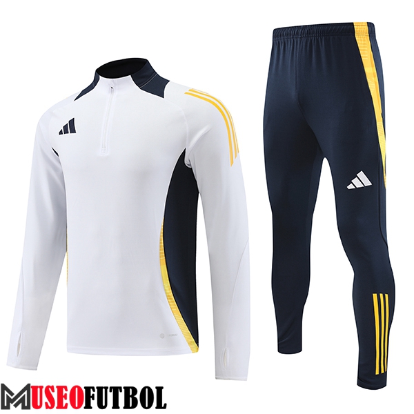 Chandal Equipos De Futbol Adidas Blanco/Negro/Amarillo 2024/2025