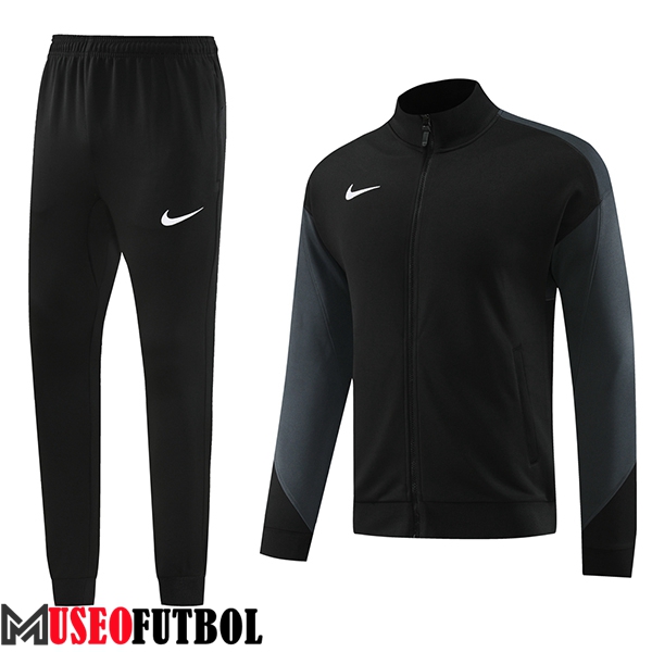 Chandal Equipos De Futbol Chaquetas Nike Negro/Gris 2024/2025