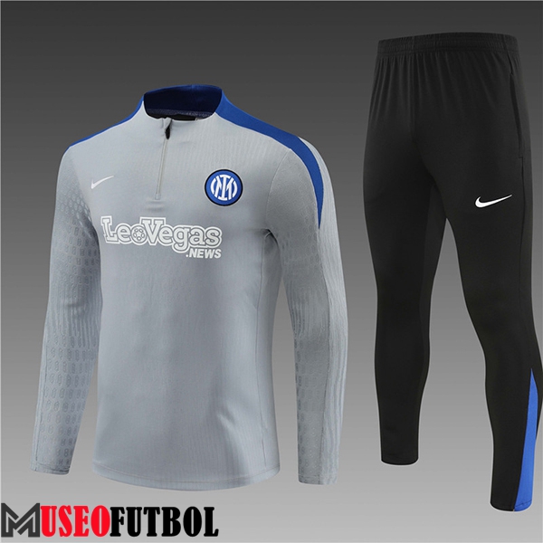 Chandal Equipos De Futbol Inter Milan Ninos Gris/Negro/Azul 2024/2025