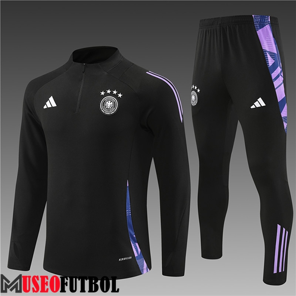 Chandal Equipos De Futbol Alemania Ninos Negro/Violeta 2024/2025