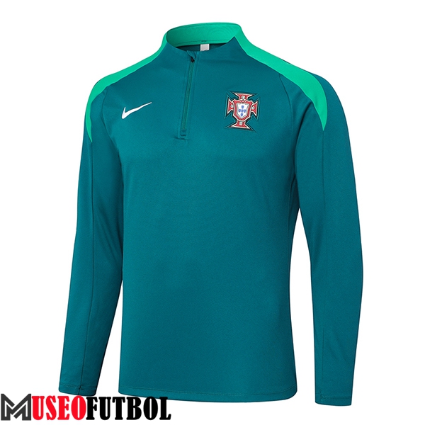 Sudadera De Entrenamiento Portugal Verde 2024/2025