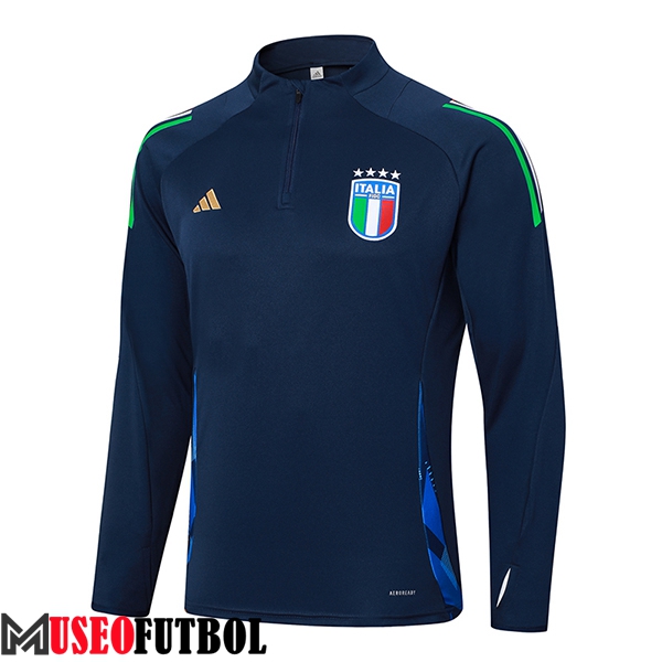 Sudadera De Entrenamiento Italia azul real 2024/2025