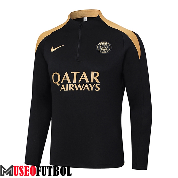 Sudadera De Entrenamiento PSG Negro/Amarillo 2024/2025