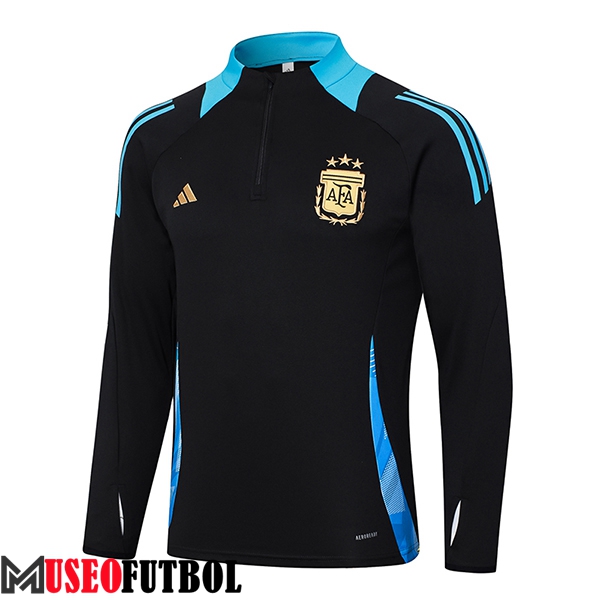 Sudadera De Entrenamiento Argentina Negro/Azul 2024/2025