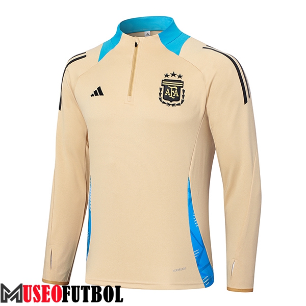 Sudadera De Entrenamiento Argentina Amarillo/Azul 2024/2025