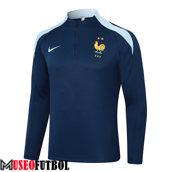 Sudadera De Entrenamiento Francia azul real 2024/2025