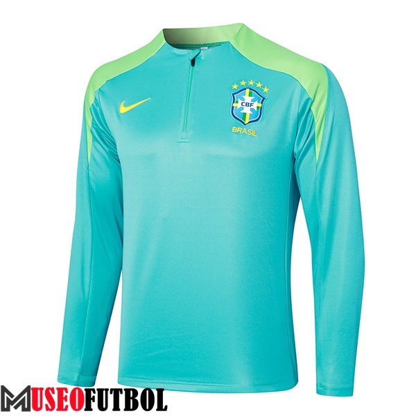 Sudadera De Entrenamiento Brasil Verde 2024/2025