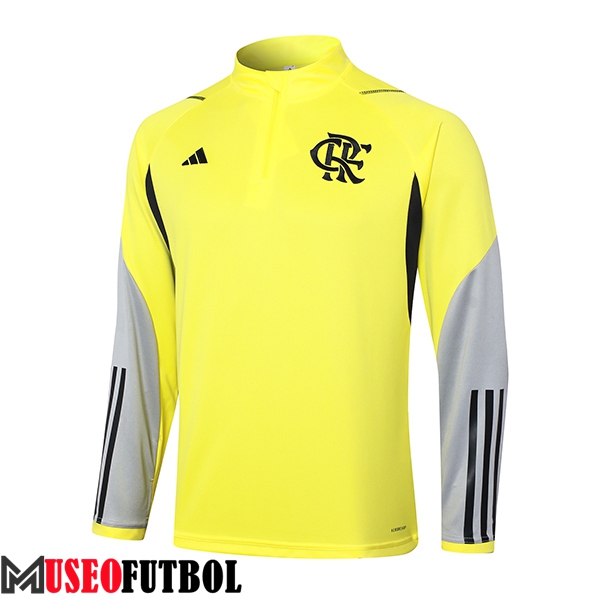 Sudadera De Entrenamiento Flamenco Amarillo/Gris/Negro 2024/2025