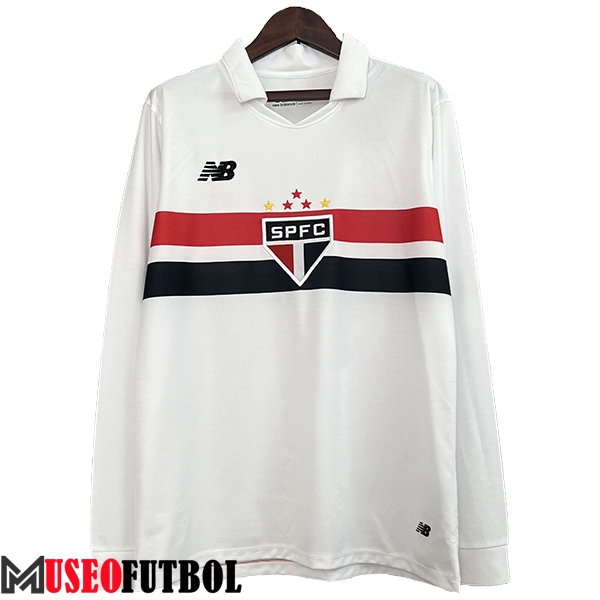 Camisetas De Futbol Sao Paulo FC Primera Manga Largas 2024/2025