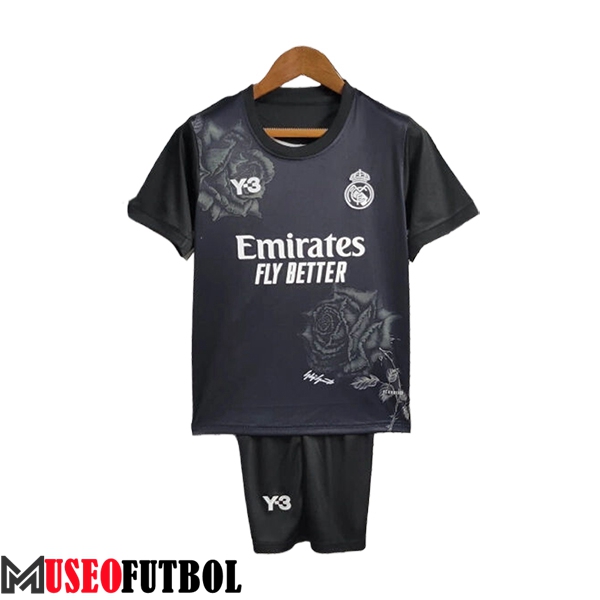 Camisetas De Futbol Real Madrid Y3 Ninos Special Edition Negro 2024/2025