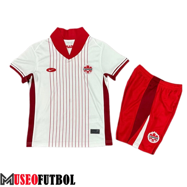 Camisetas De Futbol Canada Ninos Segunda 2024/2025