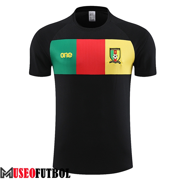 Camiseta Entrenamiento Camerún Negro 2024/2025