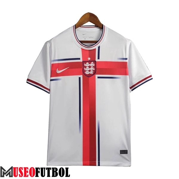 Camiseta Entrenamiento Inglaterra Blanco/Rojo 2024/2025