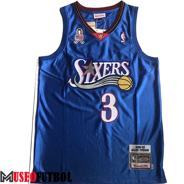 Camisetas NBA Philadelphia 76ers (IVERSON #3) 2024/25 Azul