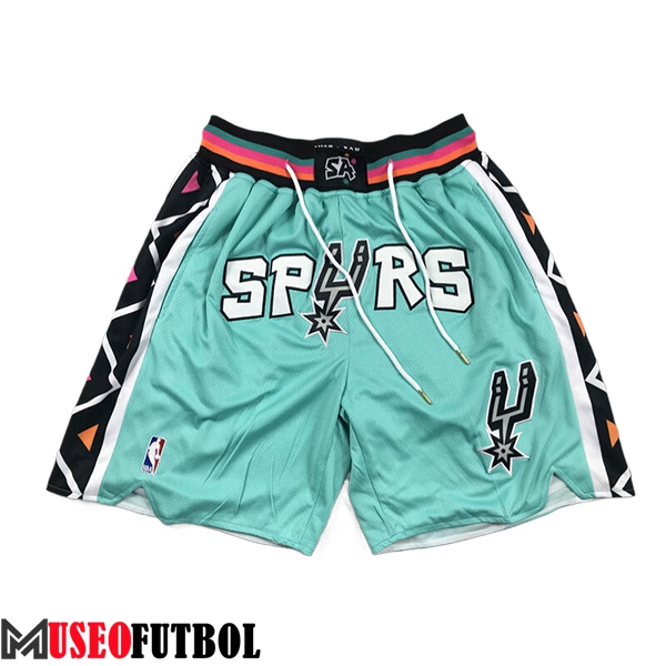 Cortos NBA San Antonio Spurs 2024/25 Verde/Negro