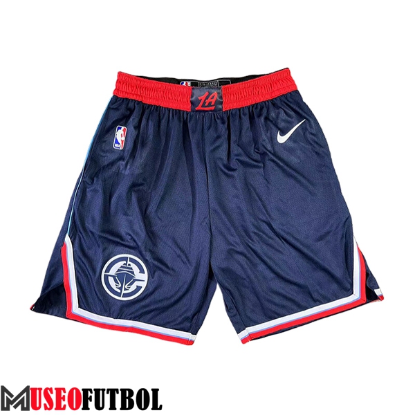 Cortos NBA Los Angeles Clipperss 2024/25 Azul/Rojo