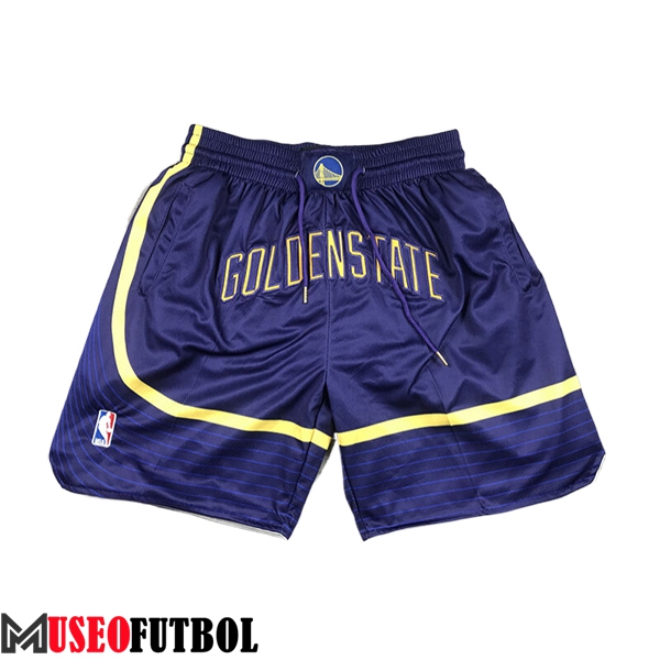 Cortos NBA Golden State Warriors 2024/25 Violeta/Amarillo