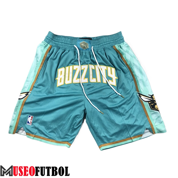 Cortos NBA Charlotte Hornets 2024/25 Verde/Azul