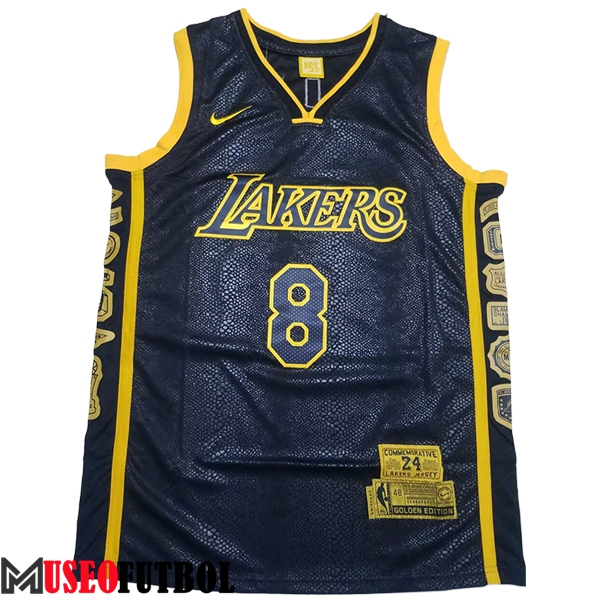 Camisetas NBA Los Angeles Lakers (BRYANT #24) 2024/25 Negro/Amarillo