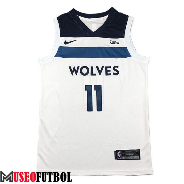 Camisetas NBA Minnesota Timberwolves (REID #11) 2024/25 Blanco/Azul/Negro