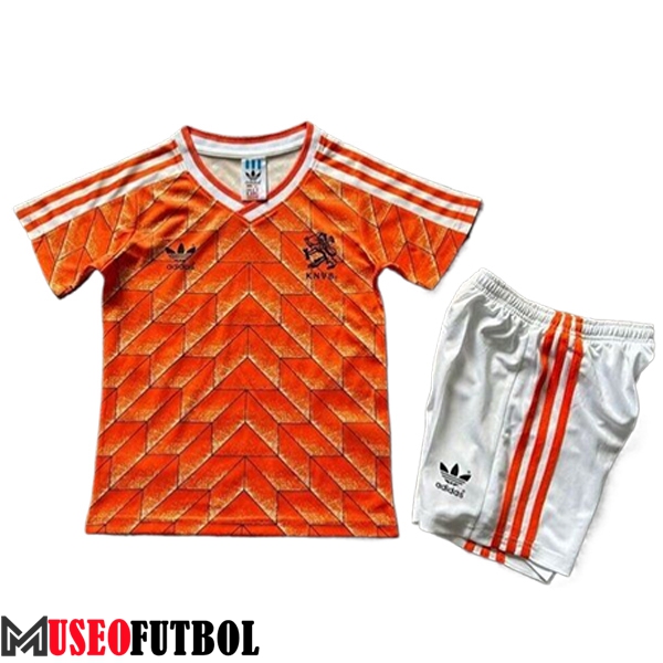 Camisetas De Futbol Países Bajos Retro Ninos Primera 1988