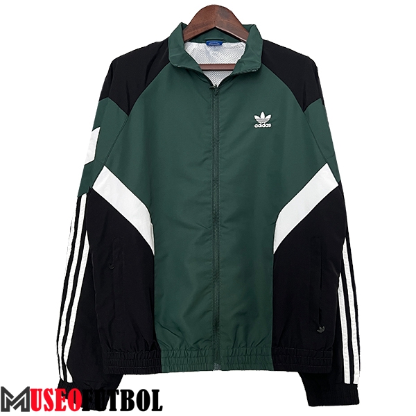 Rompevientos Adidas Verde/Negro/Blanco 2024/2025