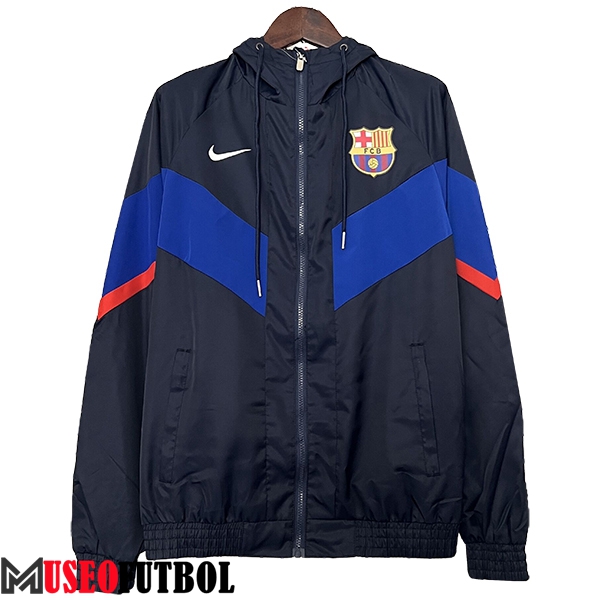 Rompevientos FC Barcelona Azul Oscuro 2024/2025 -02