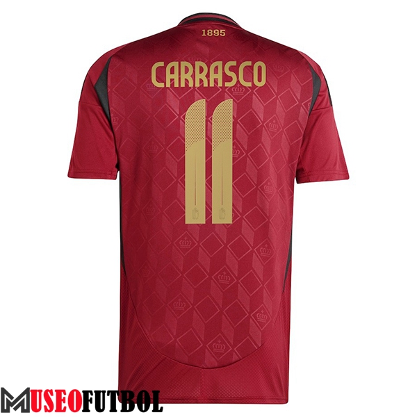 Camiseta Equipo Nacional Bélgica (CARRASCO #11) 2024/2025 Primera