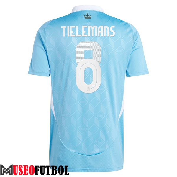 Camiseta Equipo Nacional Bélgica (TIELEMANS #8) 2024/2025 Segunda