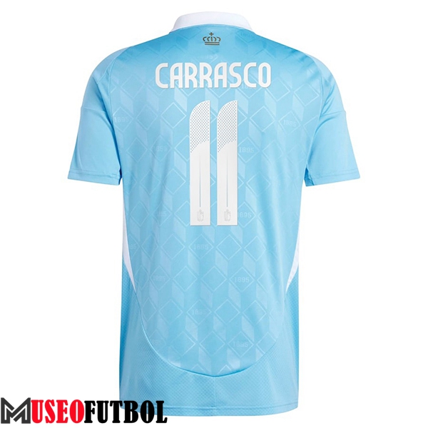 Camiseta Equipo Nacional Bélgica (CARRASCO #11) 2024/2025 Segunda