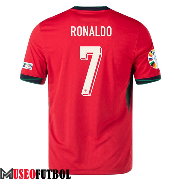 Camiseta Equipo Nacional Portugal (RONALDO #7) 2024/2025 Primera