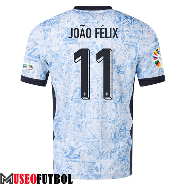 Camiseta Equipo Nacional Portugal (JOA0 FELIX #11) 2024/2025 Segunda