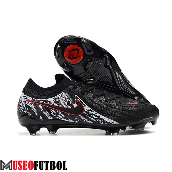 Nike Botas De Fútbol Phantom Luna Elite NU FG Negro/Blanco/Rojo