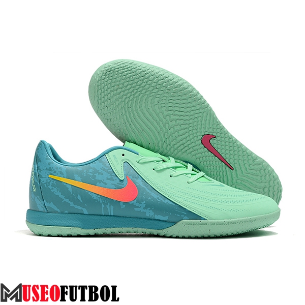 Nike Botas De Fútbol Phantom GX II ACAD LV8 IC Verde/Azul