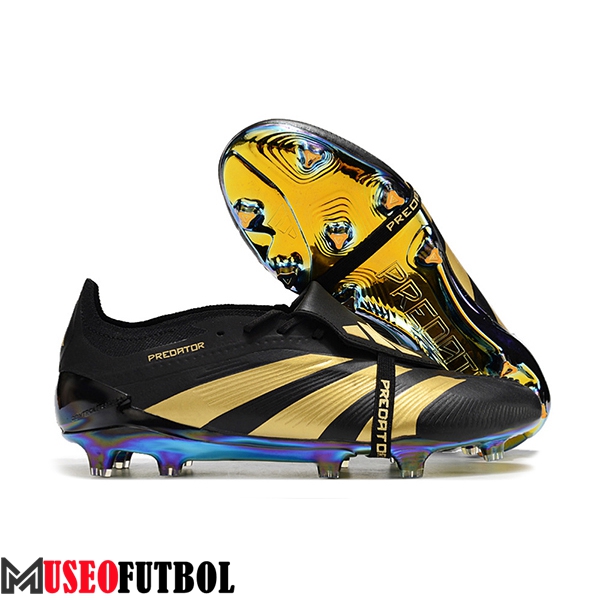 Adidas Botas De Fútbol Predator Elite Tongue FG Negro/Amarillo