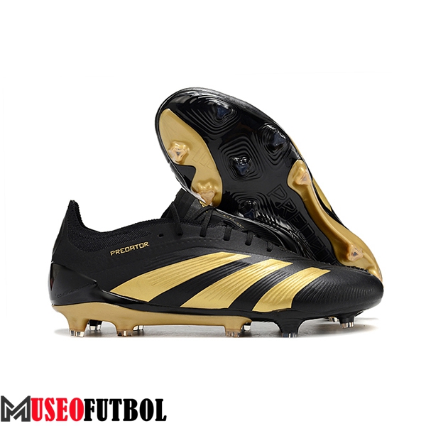 Adidas Botas De Fútbol Predator Elite FG Negro/Amarillo