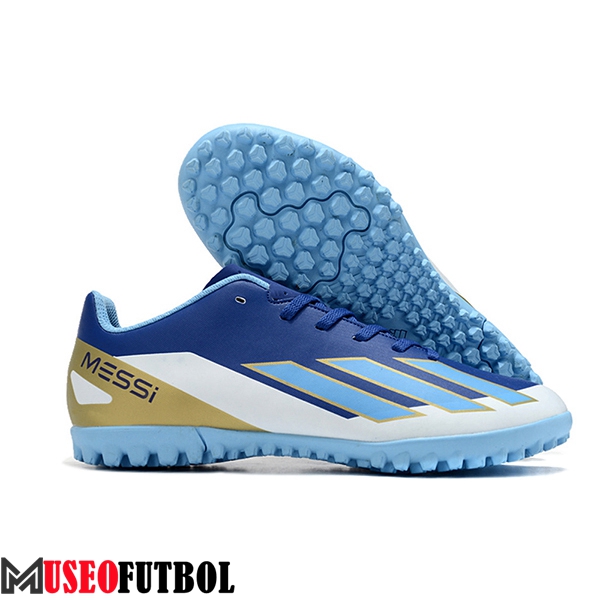 Adidas Botas De Fútbol X GHOSTED.4 TF Azul/Blanco/Amarillo