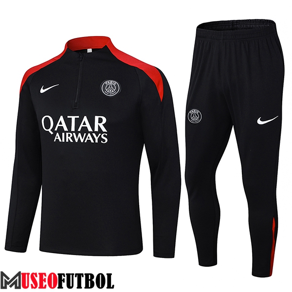 Chandal Equipos De Futbol PSG Negro/Rojo 2024/2025